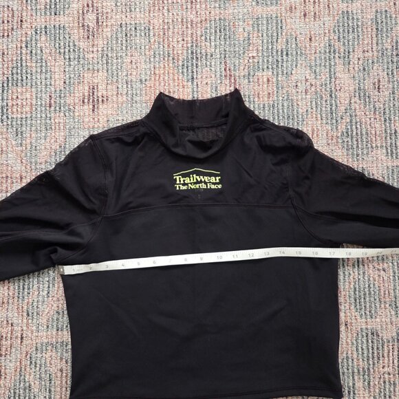 The North Face Trailwear QTM Mock Neck Sheer Long Sleeve Shirt - Picture 6 of 9